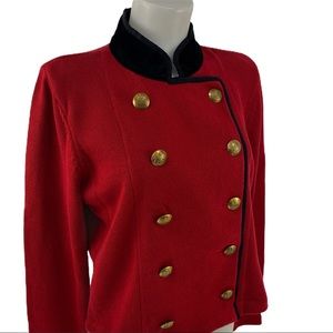 COPY - Ralph Lauren red military sweater